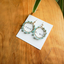 Load image into Gallery viewer, Garden Party Hoops - Full Floral wrap