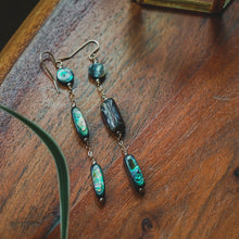 Load image into Gallery viewer, Abalone Drop Earrings