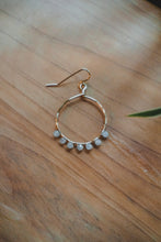 Load image into Gallery viewer, Gemstone Hoops