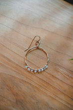 Load image into Gallery viewer, Gemstone Hoops