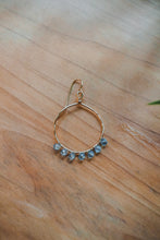 Load image into Gallery viewer, Gemstone Hoops