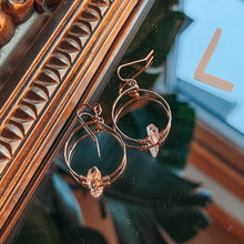 Load image into Gallery viewer, Harley Herkimer Diamond Hoops