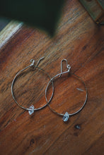 Load image into Gallery viewer, Harley Herkimer Diamond Hoops
